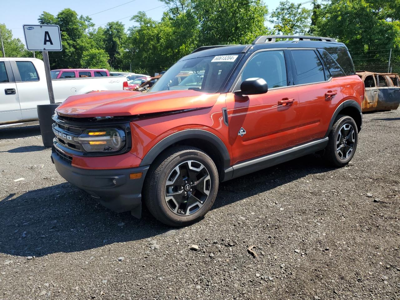 2022 FORD BRONCO SPORT OUTER BANKS VIN:3FMCR9C68NRD27014