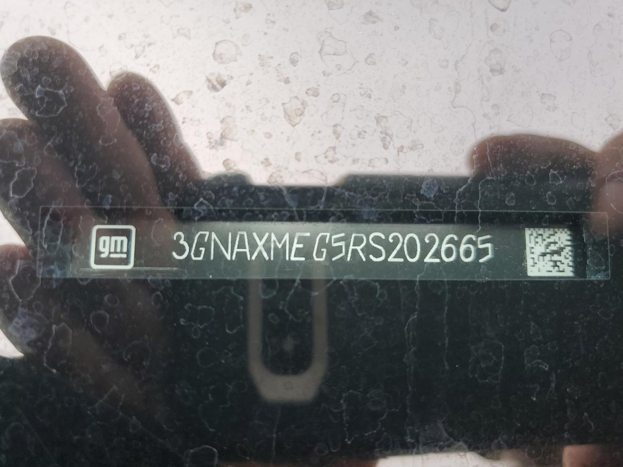 2024 CHEVROLET EQUINOX RS VIN:3GNAXMEG5RS202665