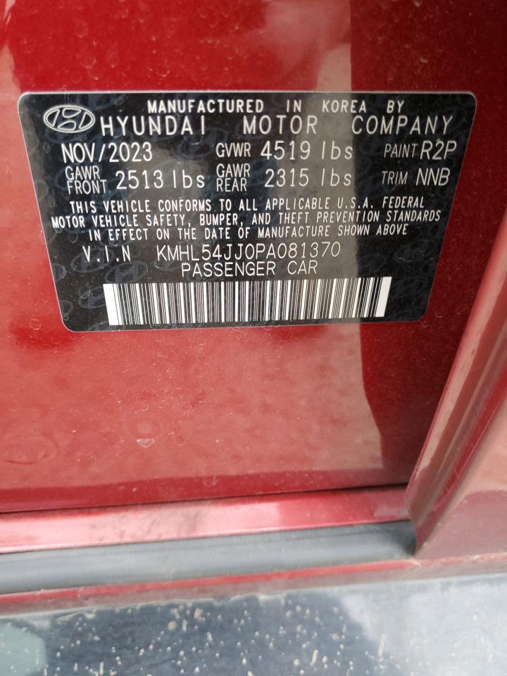 2023 HYUNDAI SONATA HYBRID VIN:KMHL54JJ0PA081370