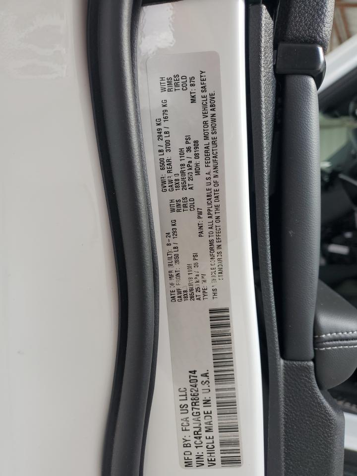 2024 JEEP GRAND CHEROKEE L LAREDO VIN:1C4RJJAG7R8624074