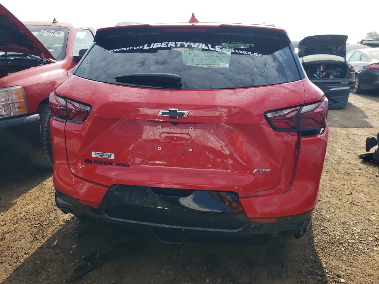 2022 CHEVROLET BLAZER RS VIN:3GNKBKRS5NS217683