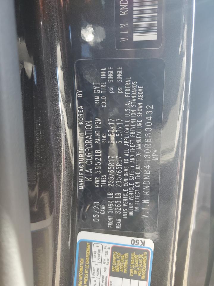 2024 KIA CARNIVAL LX VIN:KNDNB4H30R6330432