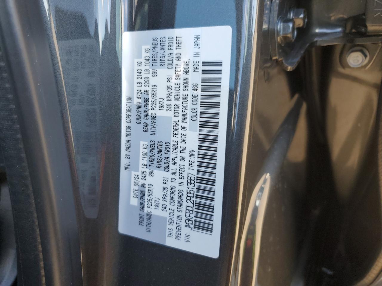 2024 MAZDA CX-5 PREMIUM VIN:JM3KFBDL2R0513567