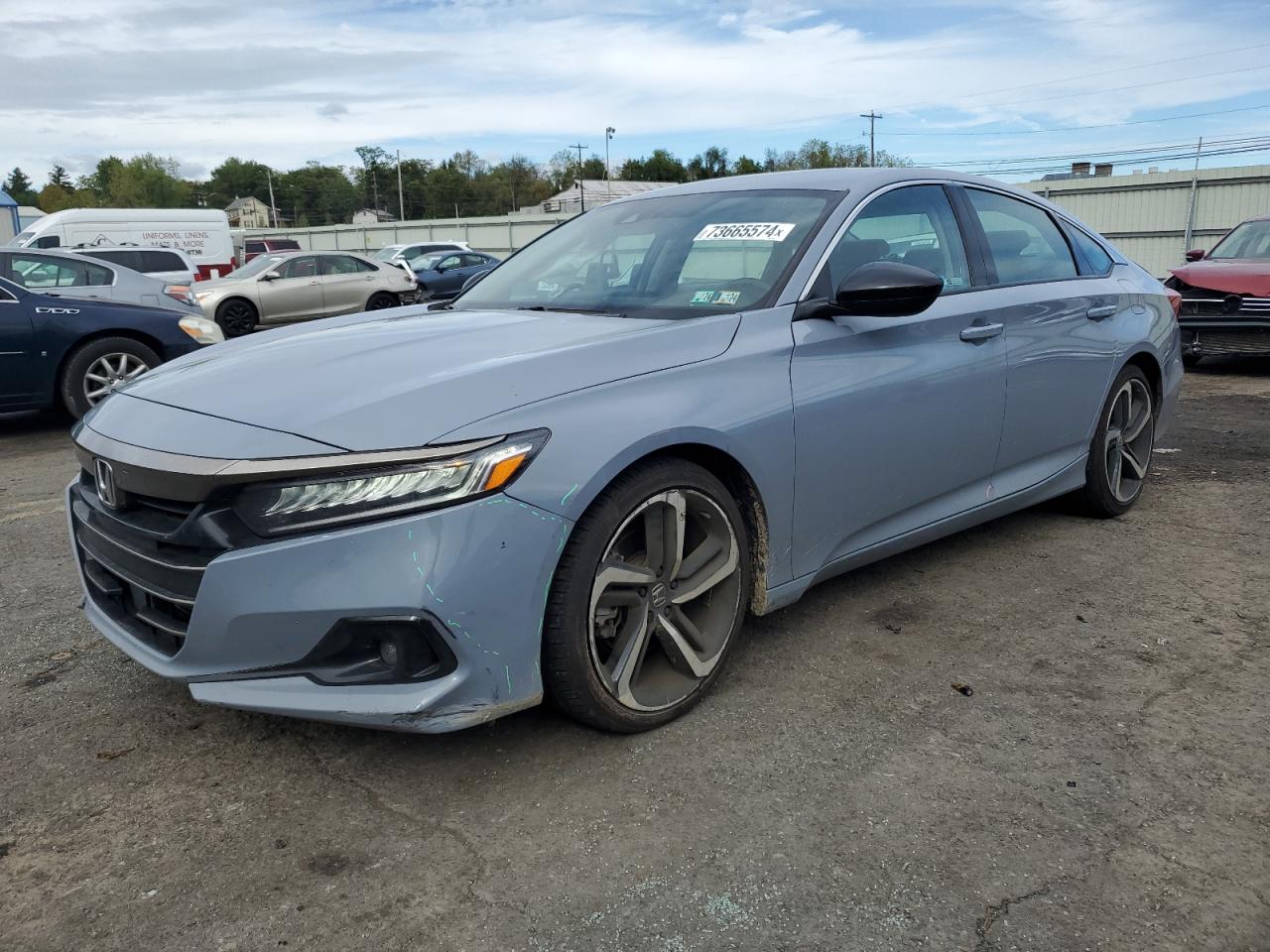 2022 HONDA ACCORD SPORT SE VIN:1HGCV1F42NA067572