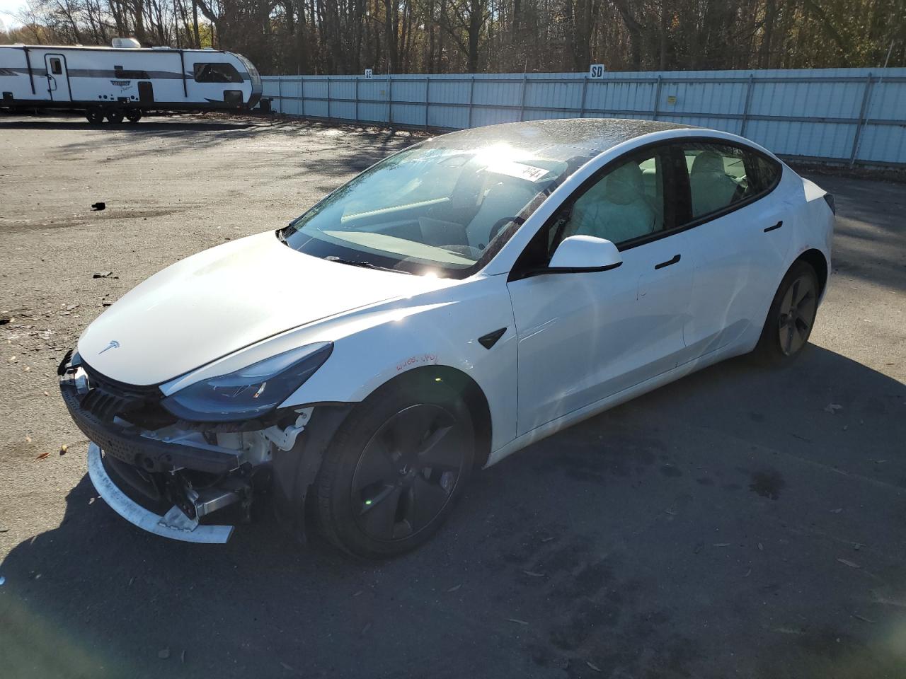 2022 TESLA MODEL 3  VIN:5YJ3E1EB7NF237463