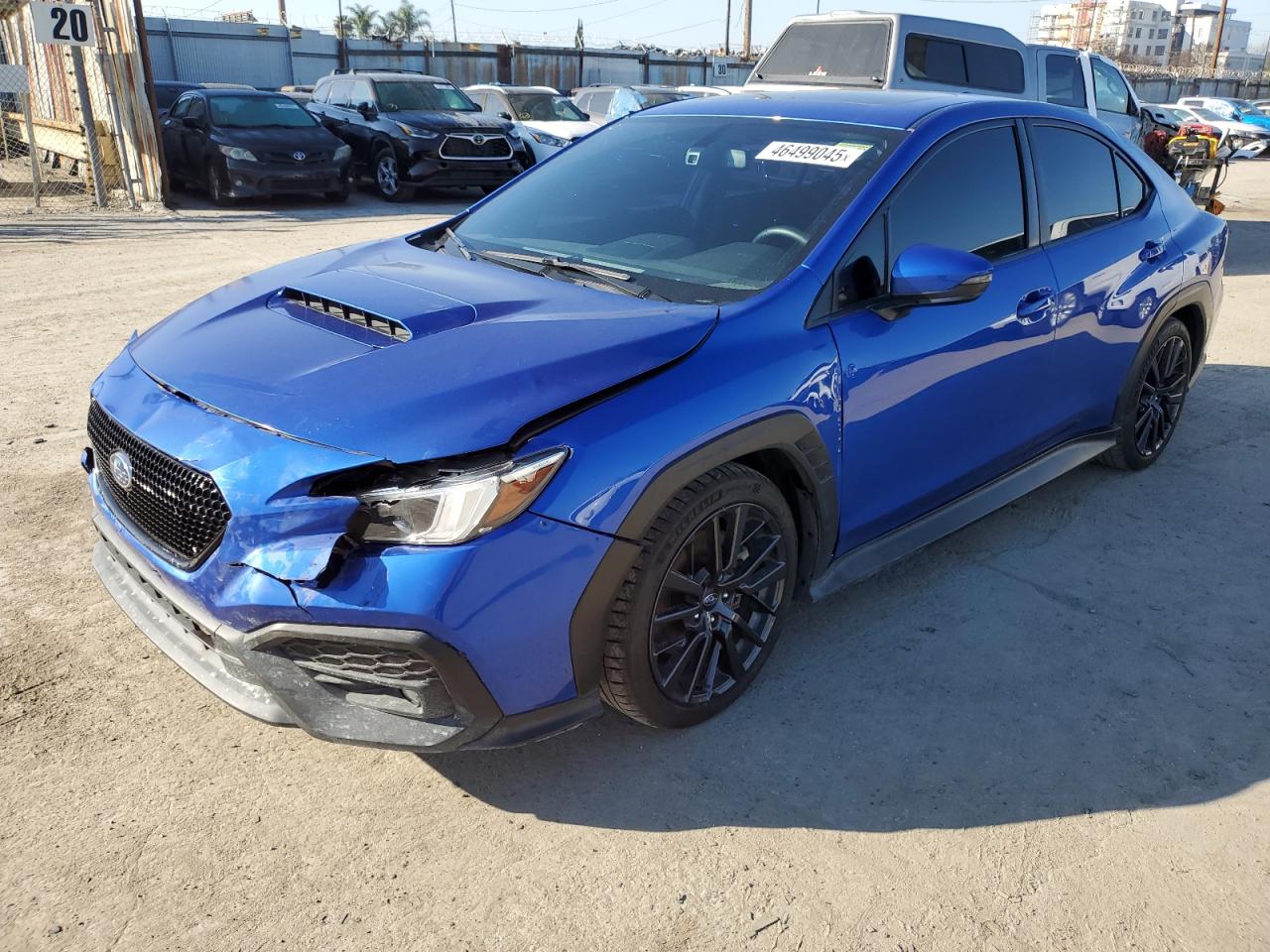 2022 SUBARU WRX LIMITED VIN:JF1VBAL65N9027161