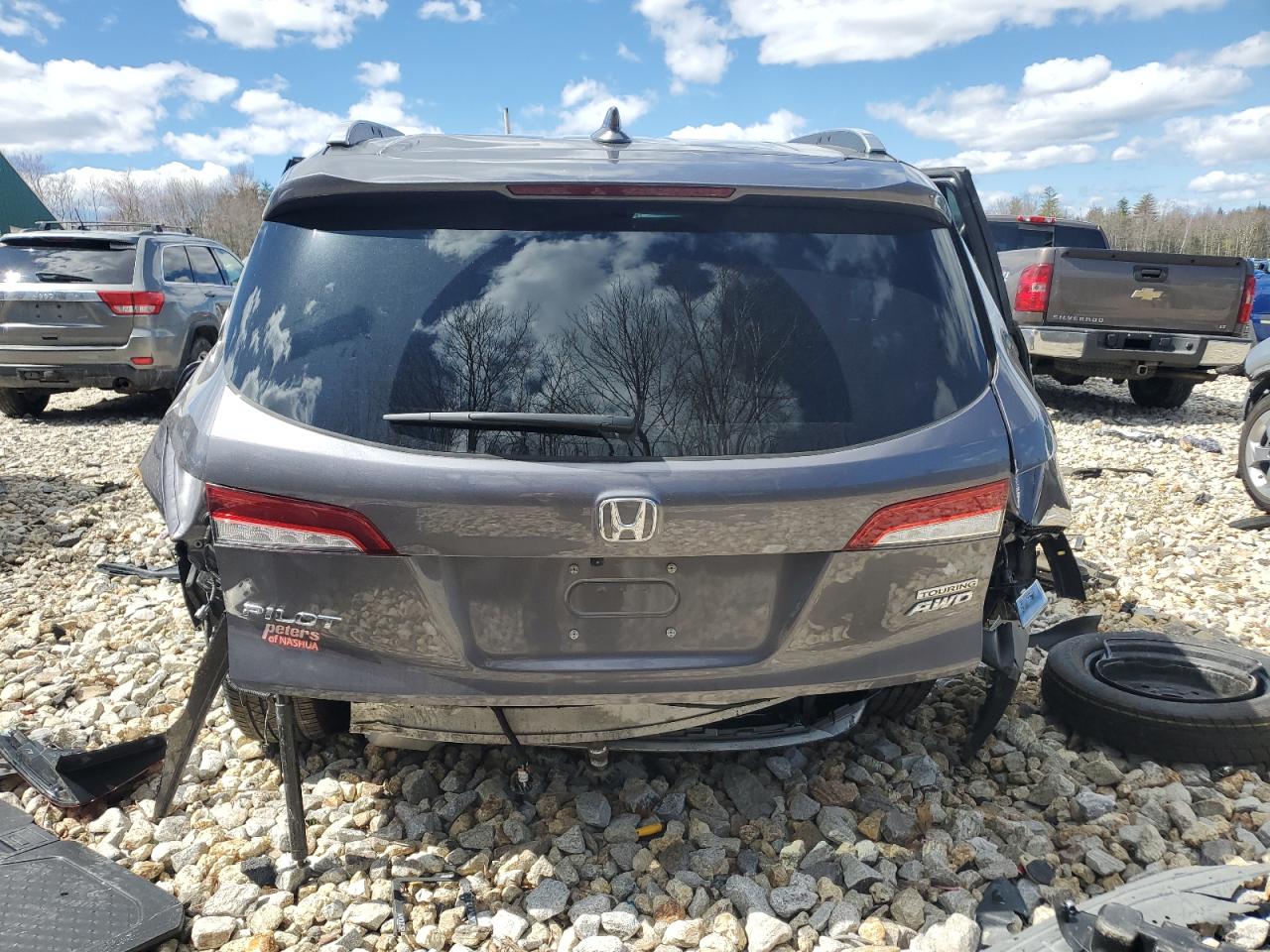 2022 HONDA PILOT TOURING VIN:5FNYF6H67NB029131