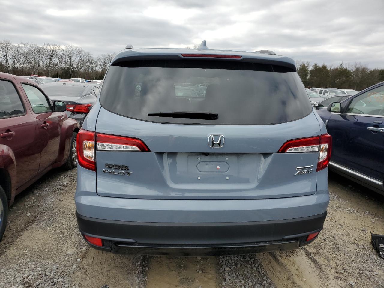 2022 HONDA PILOT SE VIN:5FNYF6H20NB055647
