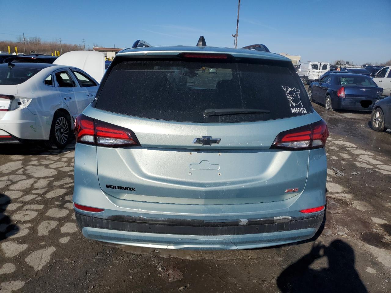 2022 CHEVROLET EQUINOX RS VIN:2GNAXMEV6N6141186