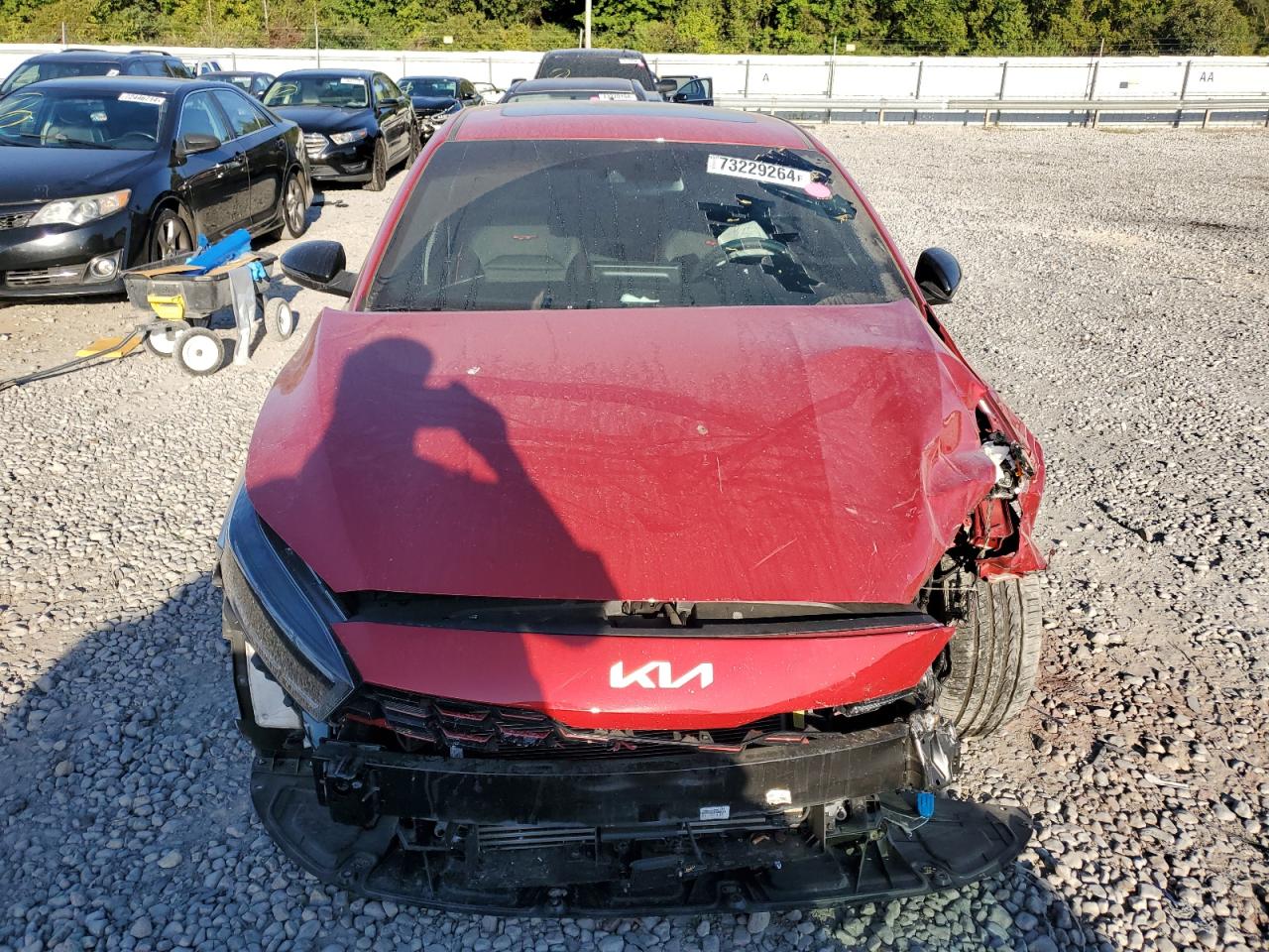 2022 KIA FORTE GT VIN:3KPF44AC7NE486559