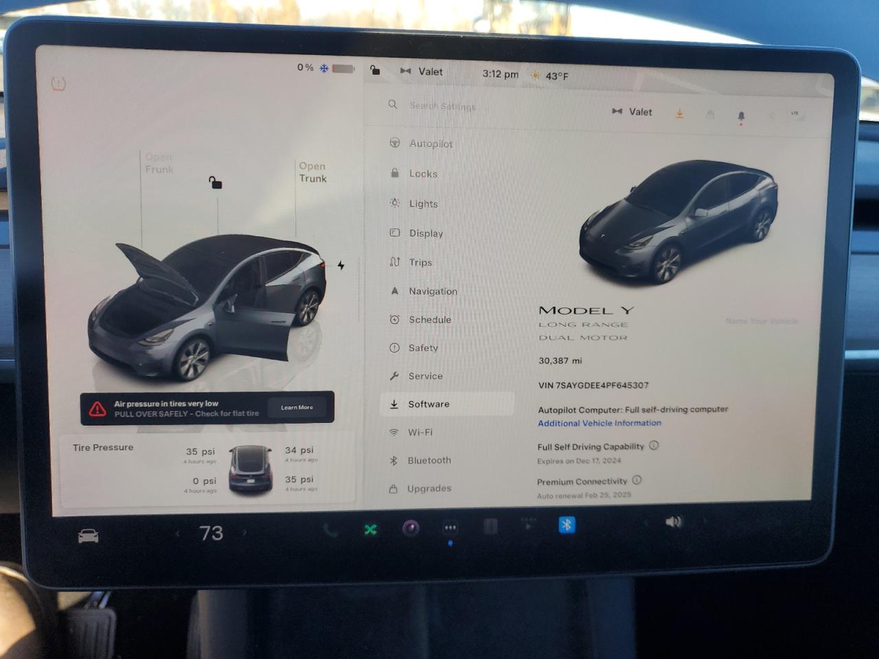 2023 TESLA MODEL Y  VIN:7SAYGDEE4PF645307