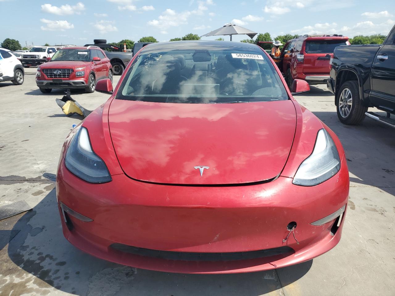 2022 TESLA MODEL 3  VIN:5YJ3E1EB7NF117422