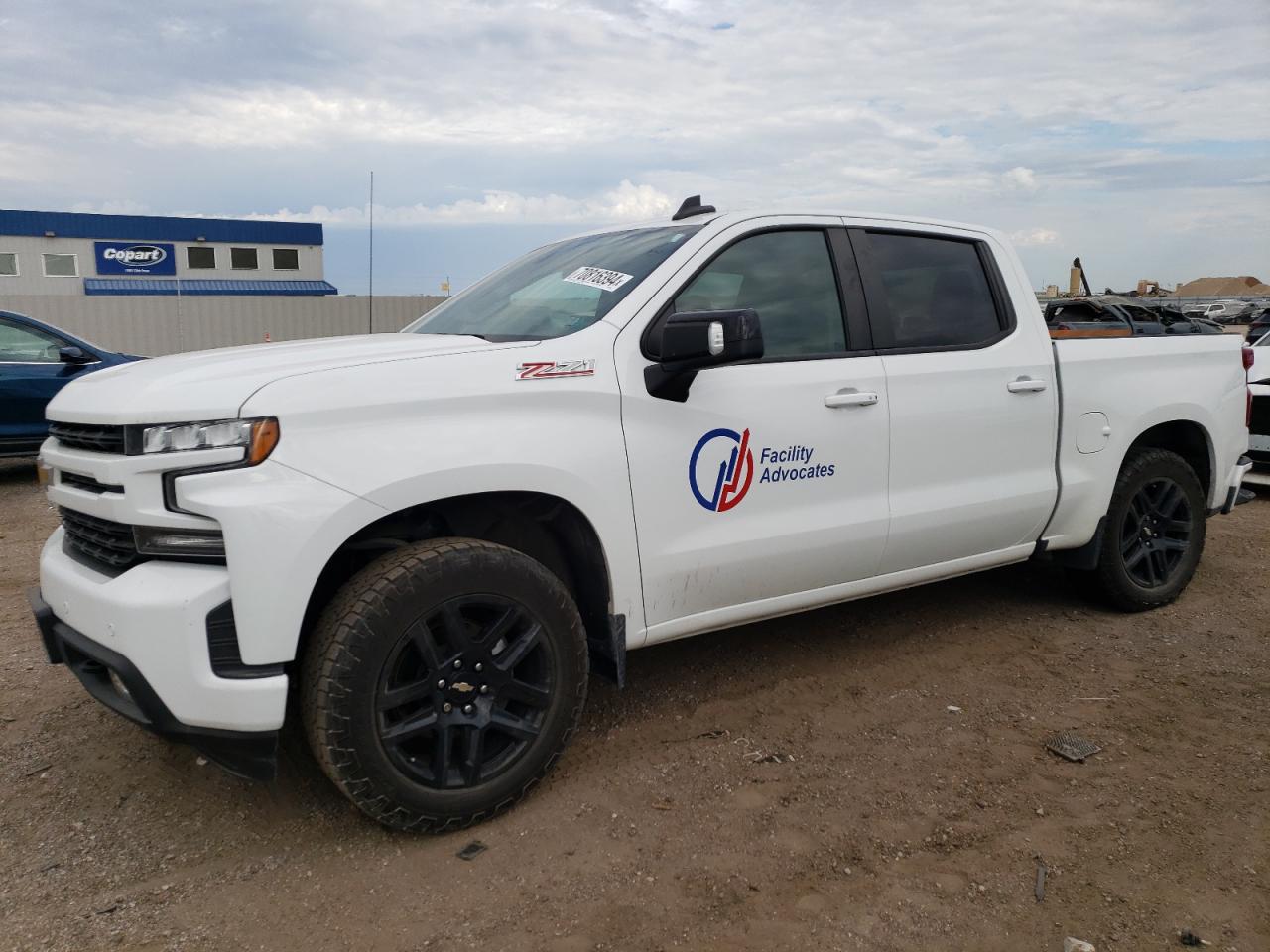 2022 CHEVROLET SILVERADO LTD K1500 RST VIN:1GCUYEEL7NZ166044