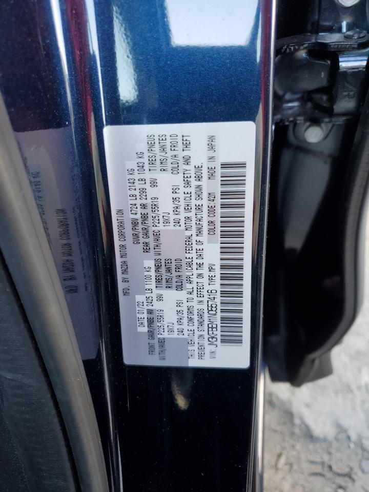 2022 MAZDA CX-5 PREMIUM PLUS VIN:JM3KFBEM1N0557416
