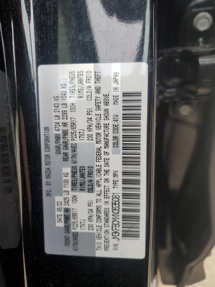 2022 MAZDA CX-5 PREFERRED VIN:JM3KFBCMXN0635081