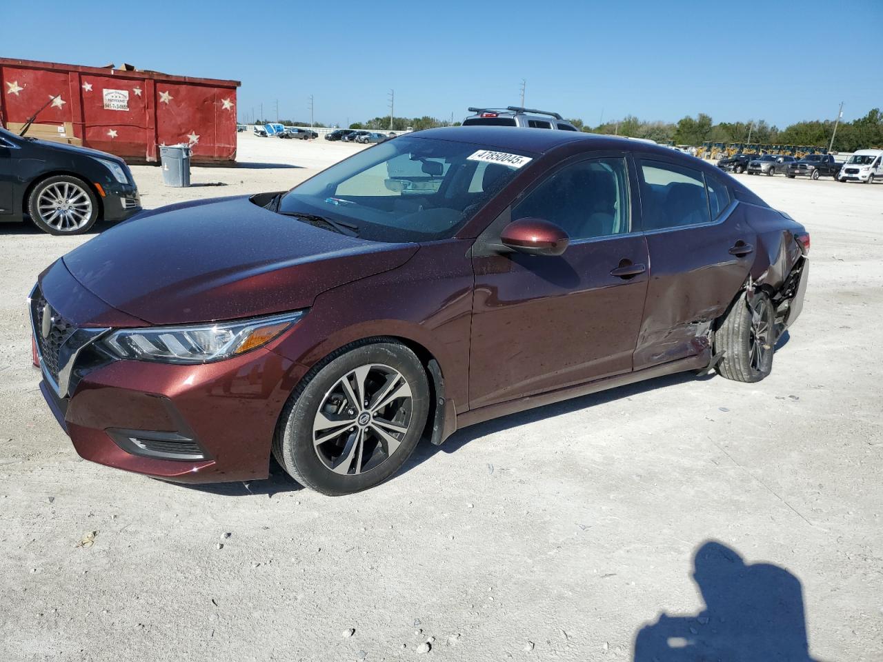 2022 NISSAN SENTRA SV VIN:3N1AB8CV0NY207315