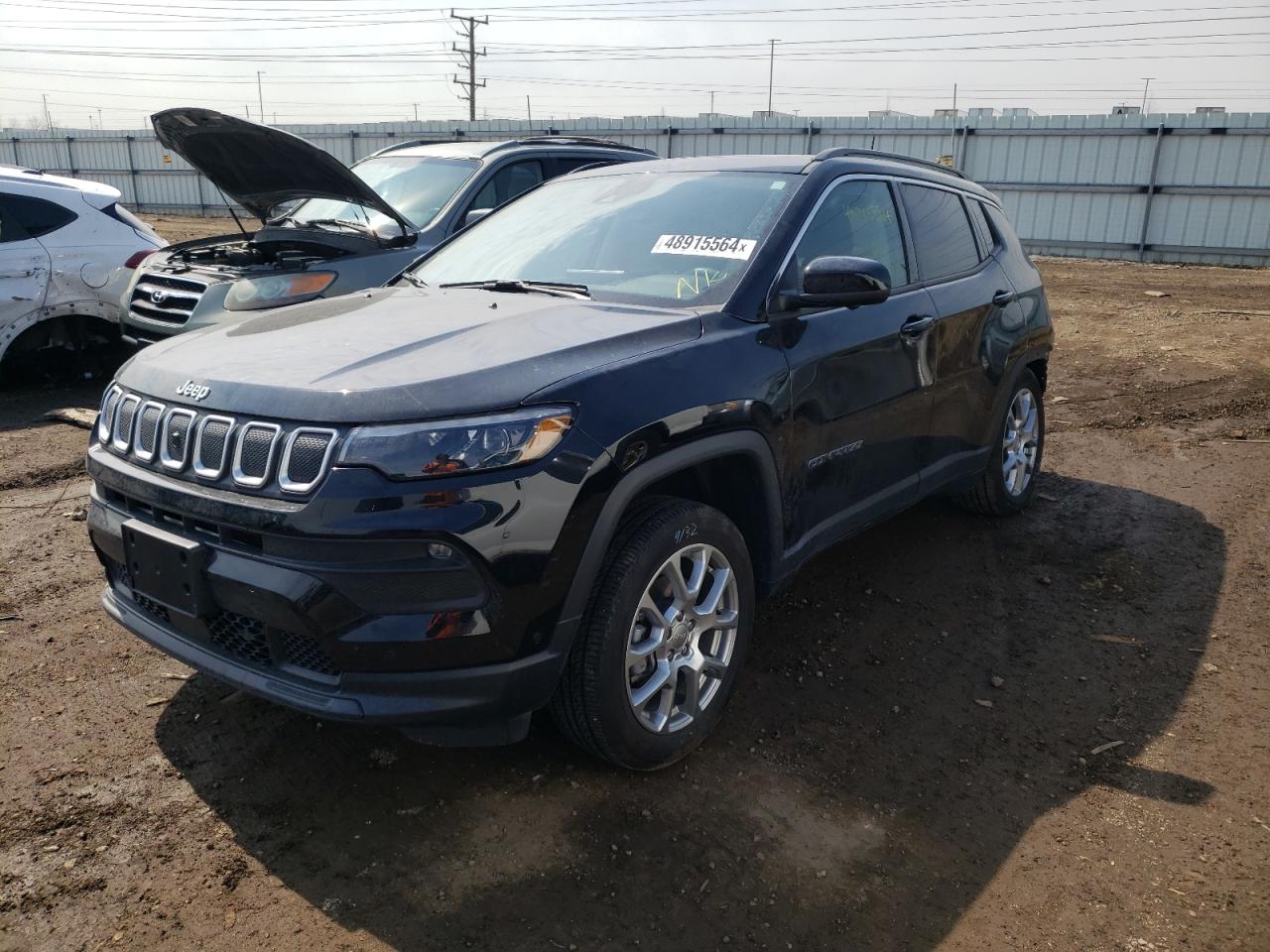 2022 JEEP COMPASS LATITUDE LUX VIN:3C4NJDFB7NT113358