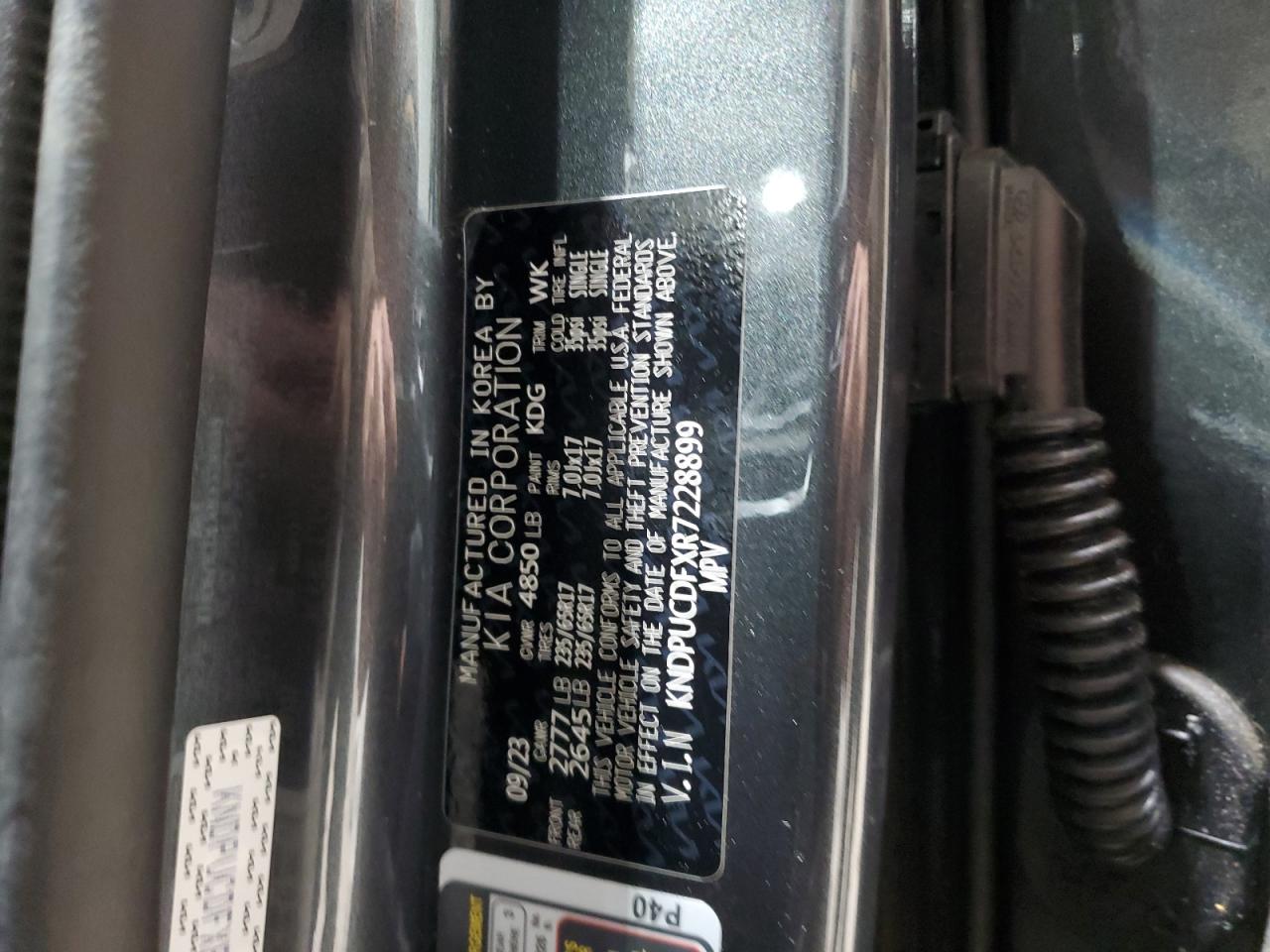 2024 KIA SPORTAGE LX VIN:KNDPUCDFXR7228899