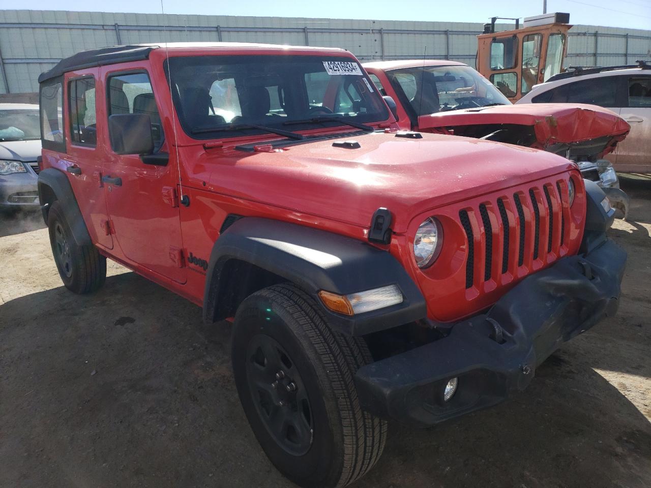 2023 JEEP WRANGLER SPORT VIN:1C4HJXDG0PW667741