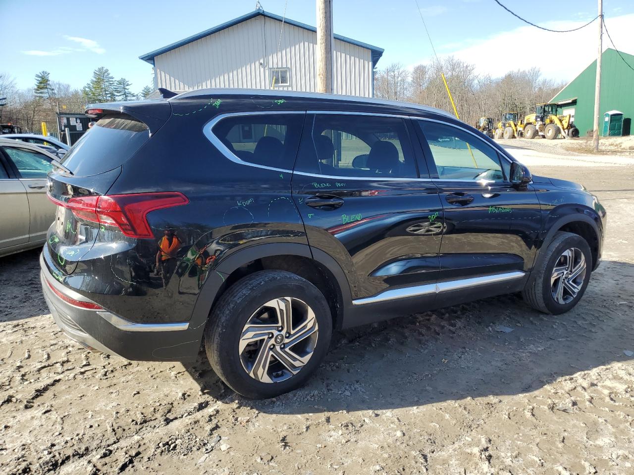 2022 HYUNDAI SANTA FE SEL VIN:5NMS2DAJ4NH414679