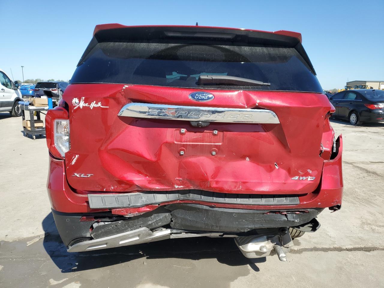 2022 FORD EXPLORER XLT VIN:1FMSK8DH7NGA89481