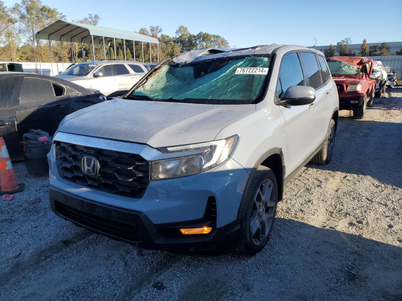 2023 HONDA PASSPORT EXL VIN:5FNYF8H50PB038579