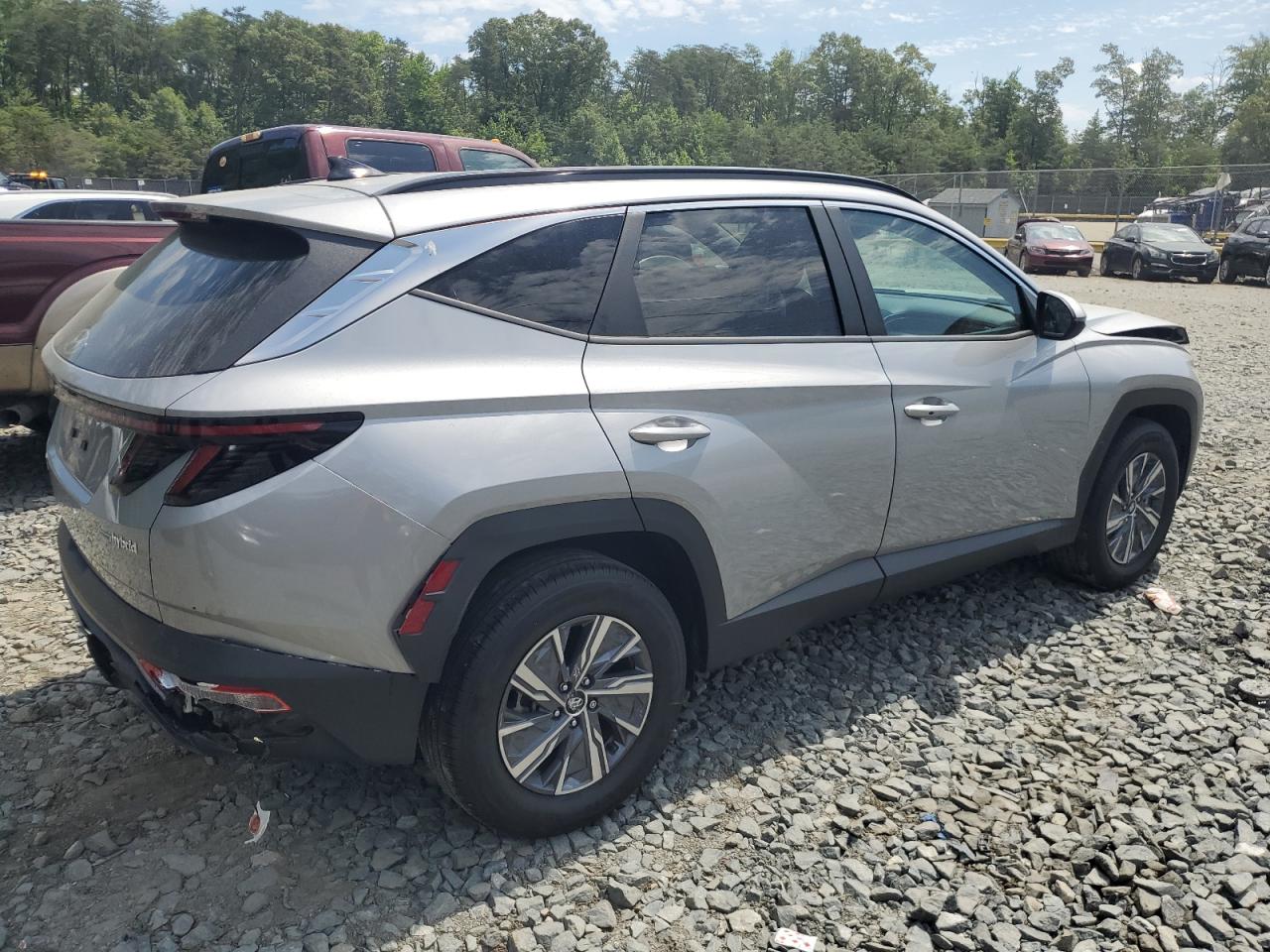 2022 HYUNDAI TUCSON BLUE VIN:KM8JBCA13NU066397