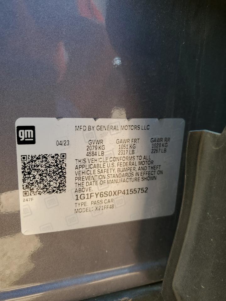 2023 CHEVROLET BOLT EUV LT VIN:1G1FY6S0XP4155752