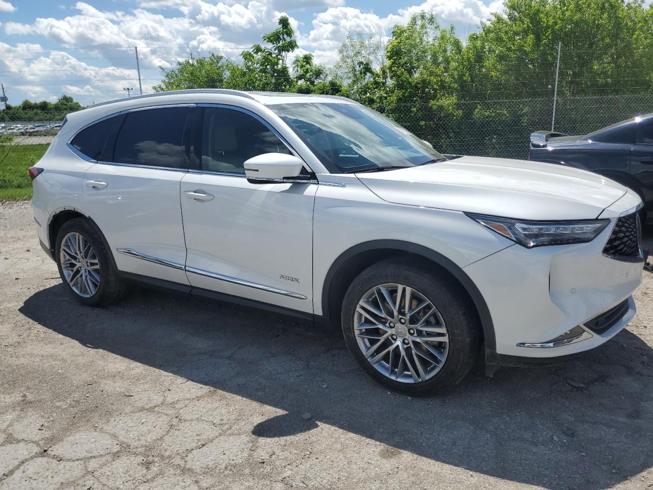 2022 ACURA MDX ADVANCE VIN:5J8YE1H88NL036174