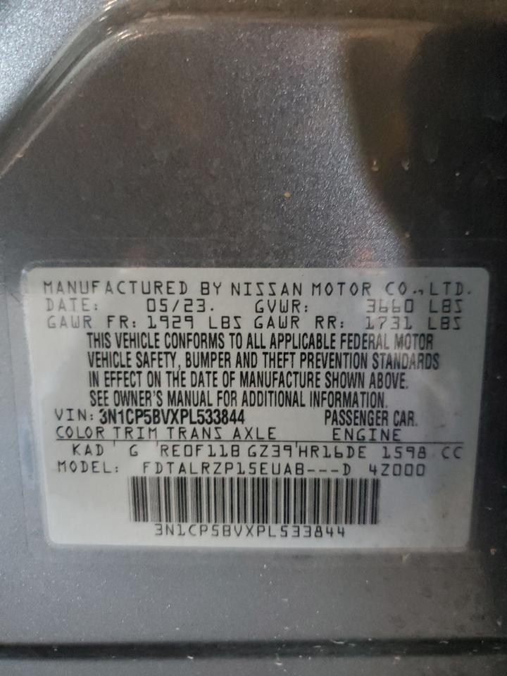 2023 NISSAN KICKS S VIN:3N1CP5BVXPL533844