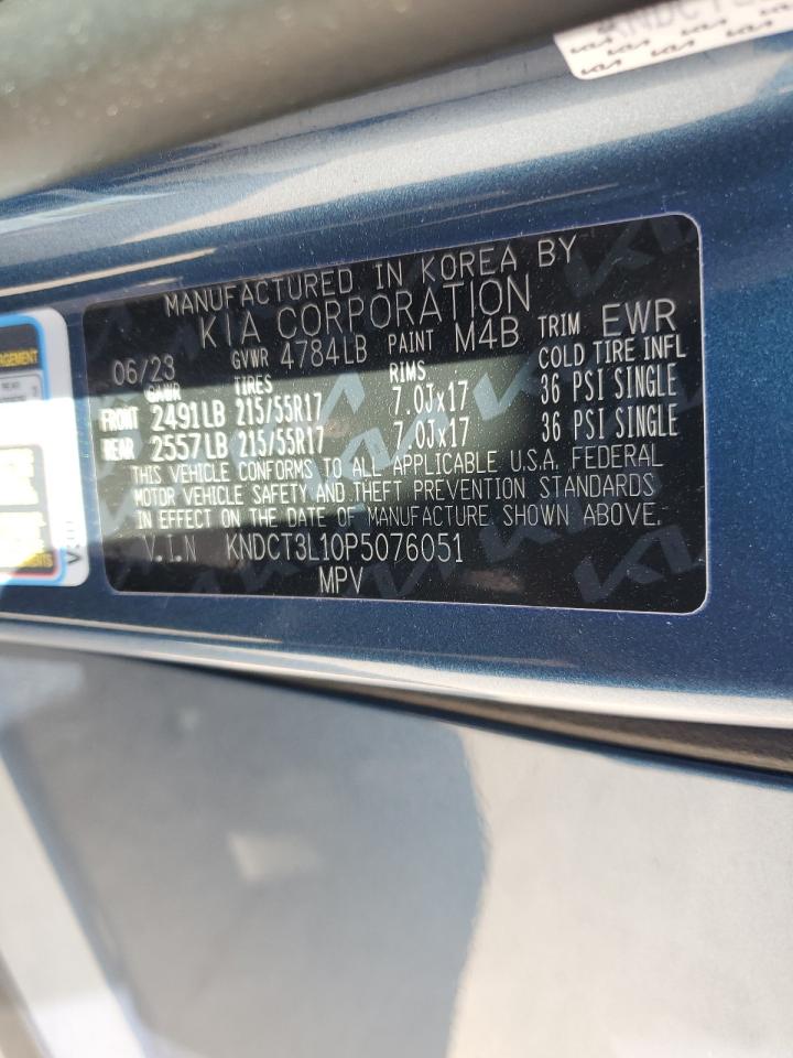 2023 KIA NIRO WAVE VIN:KNDCT3L10P5076051