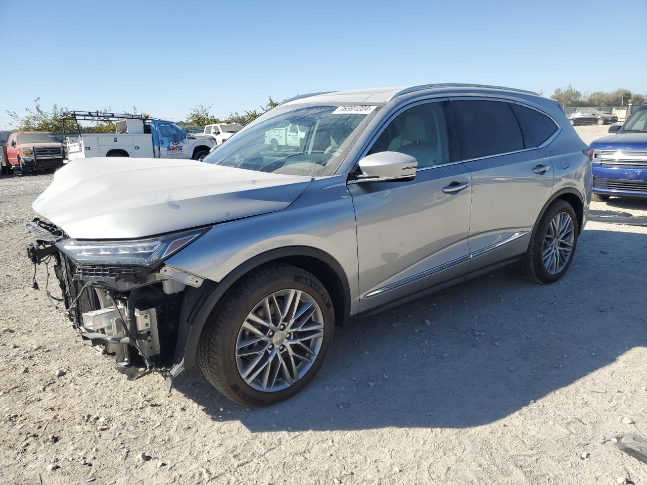 2022 ACURA MDX ADVANCE VIN:5J8YE1H81NL021287