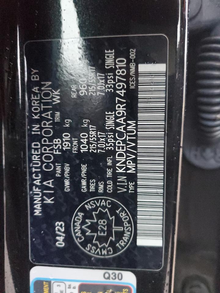 2024 KIA SELTOS LX VIN:KNDEPCAA9R7497810