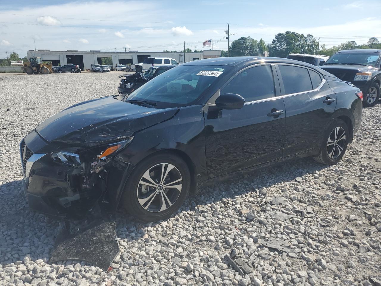 2022 NISSAN SENTRA SV VIN:3N1AB8CV3NY232354