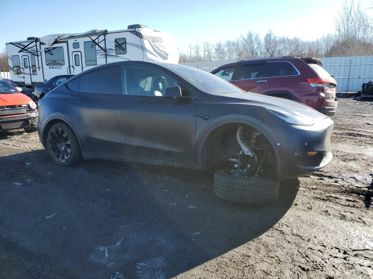 2022 TESLA MODEL Y  VIN:7SAYGDEE9NF371325