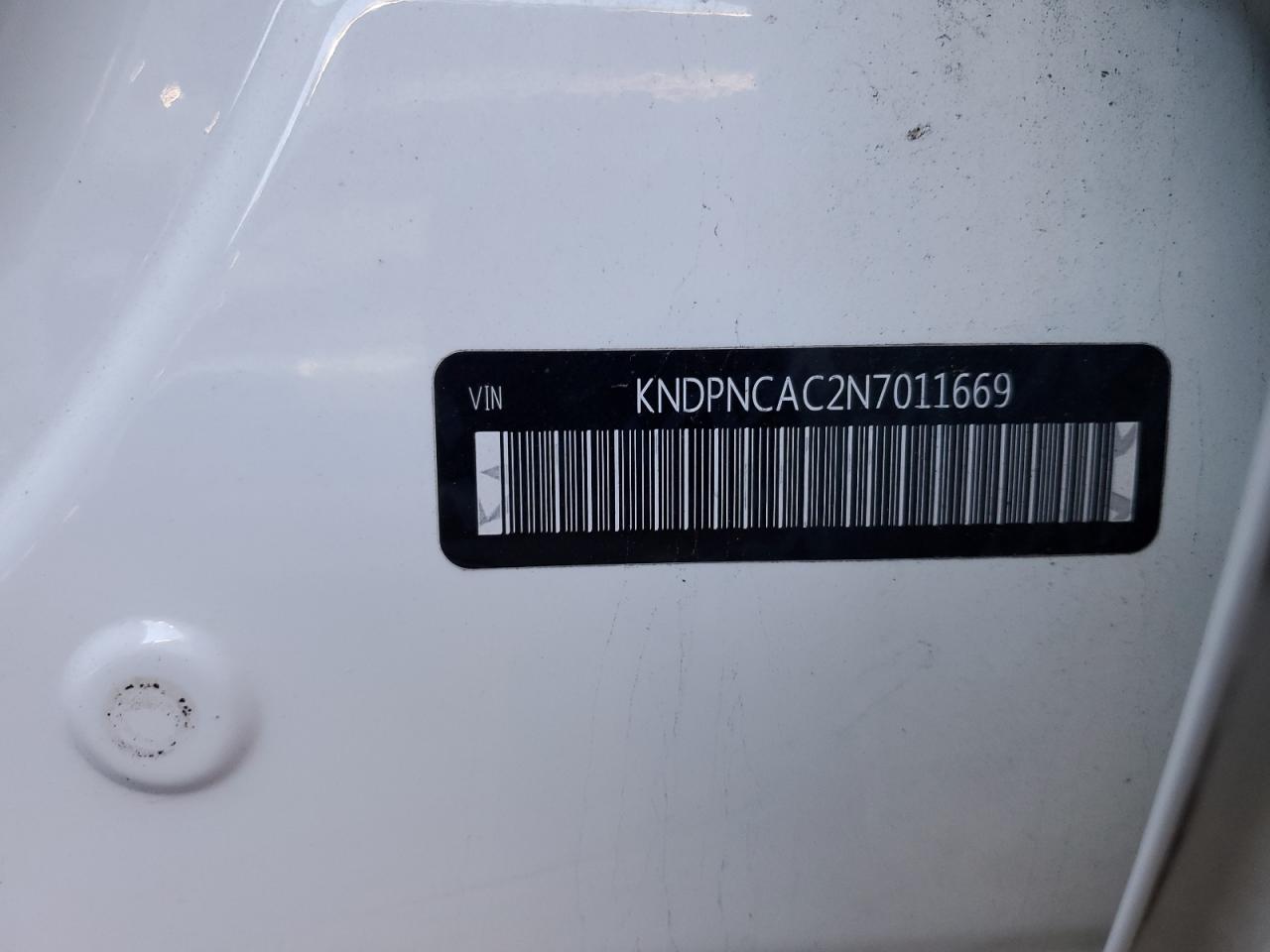 2022 KIA SPORTAGE EX VIN:KNDPNCAC2N7011669