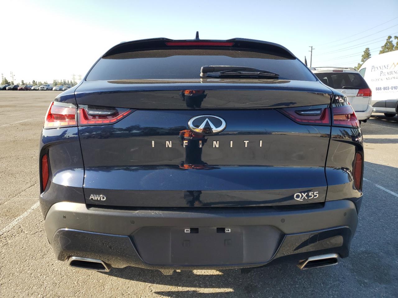 2022 INFINITI QX55 ESSENTIAL VIN:3PCAJ5K34NF104019
