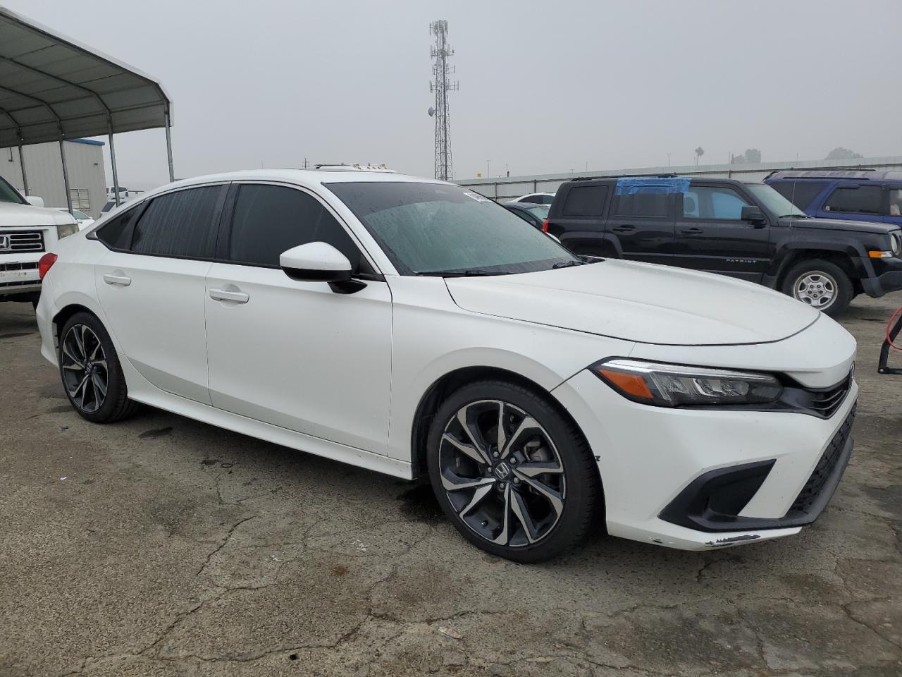 2022 HONDA CIVIC EX VIN:JHMFE1F79NX008195