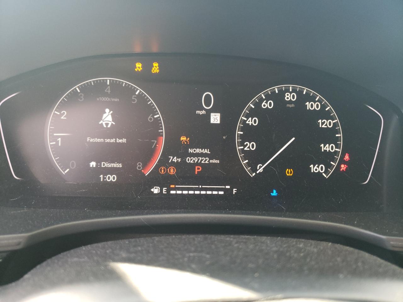 2022 HONDA CIVIC SPORT VIN:2HGFE2F58NH598952