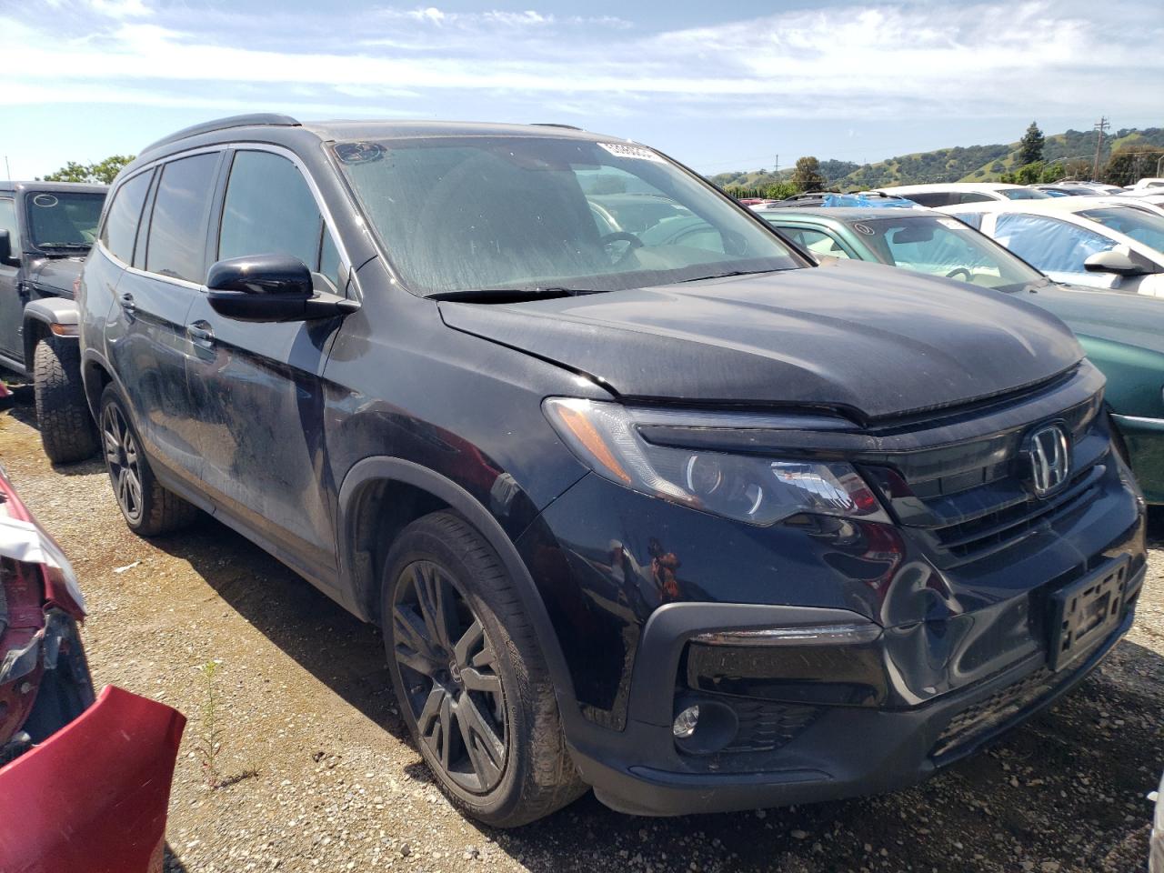 2022 HONDA PILOT SE VIN:5FNYF5H27NB020405