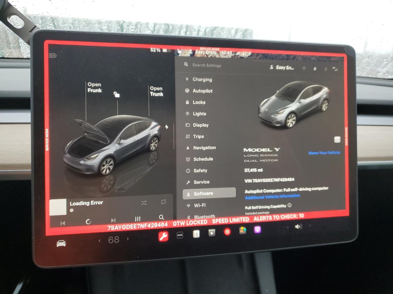 2022 TESLA MODEL Y  VIN:7SAYGDEE7NF429464