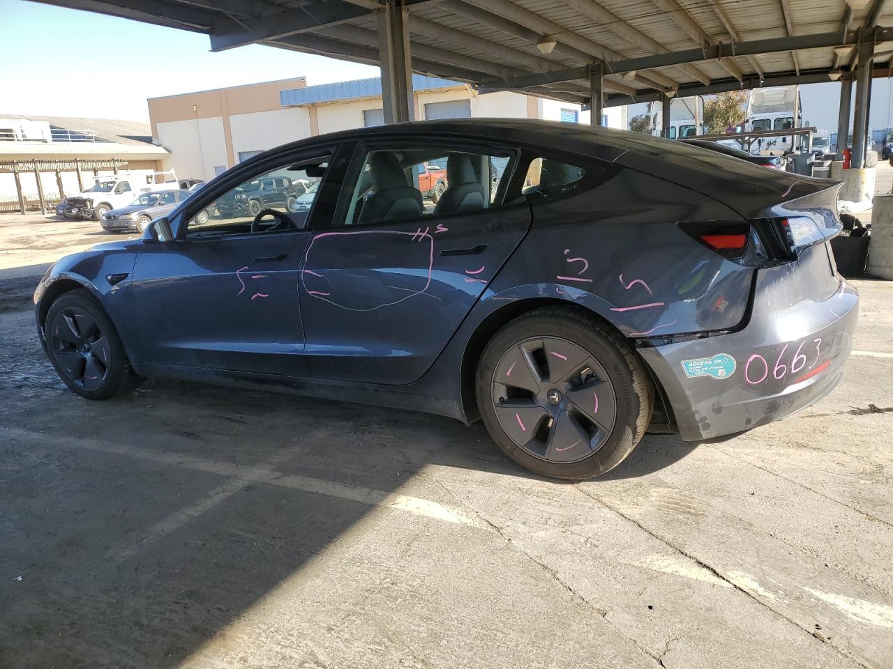 2023 TESLA MODEL 3  VIN:5YJ3E1EB3PF705515