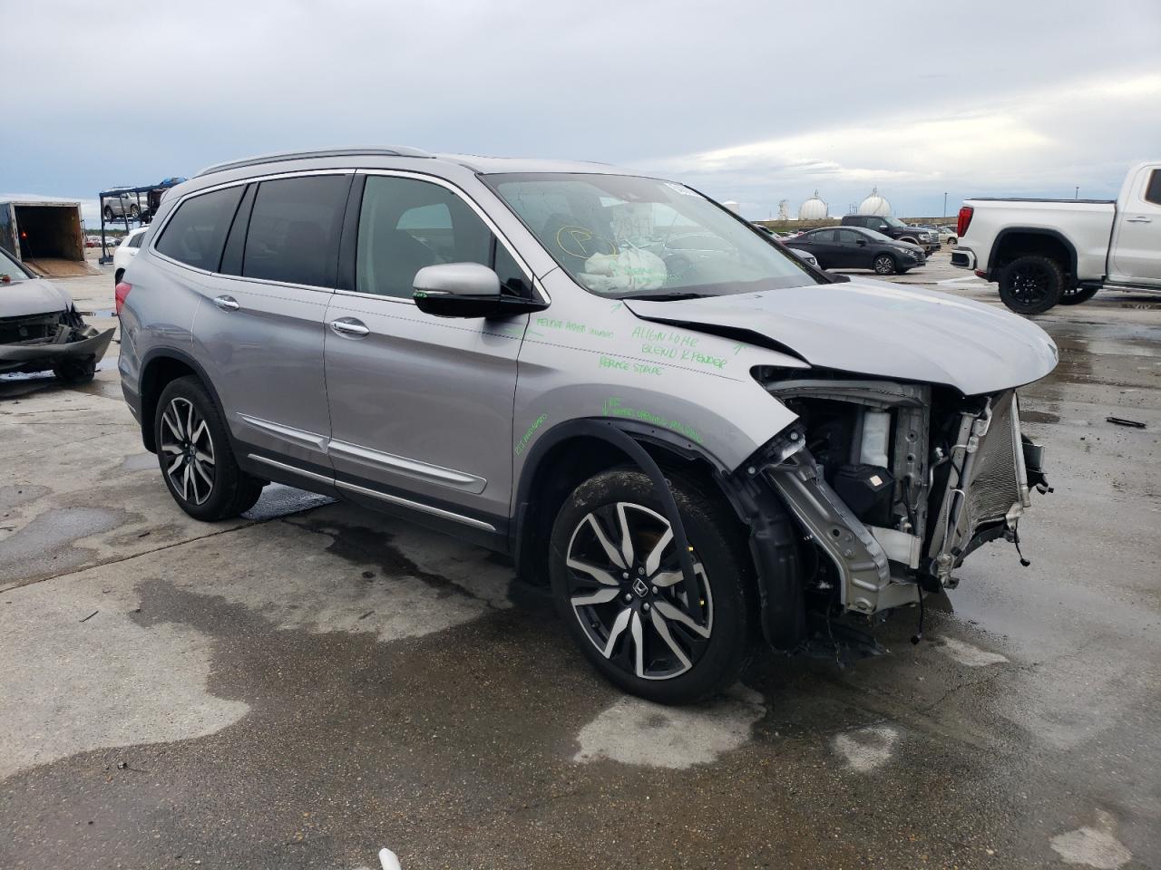 2022 HONDA PILOT ELITE VIN:5FNYF6H07NB024183