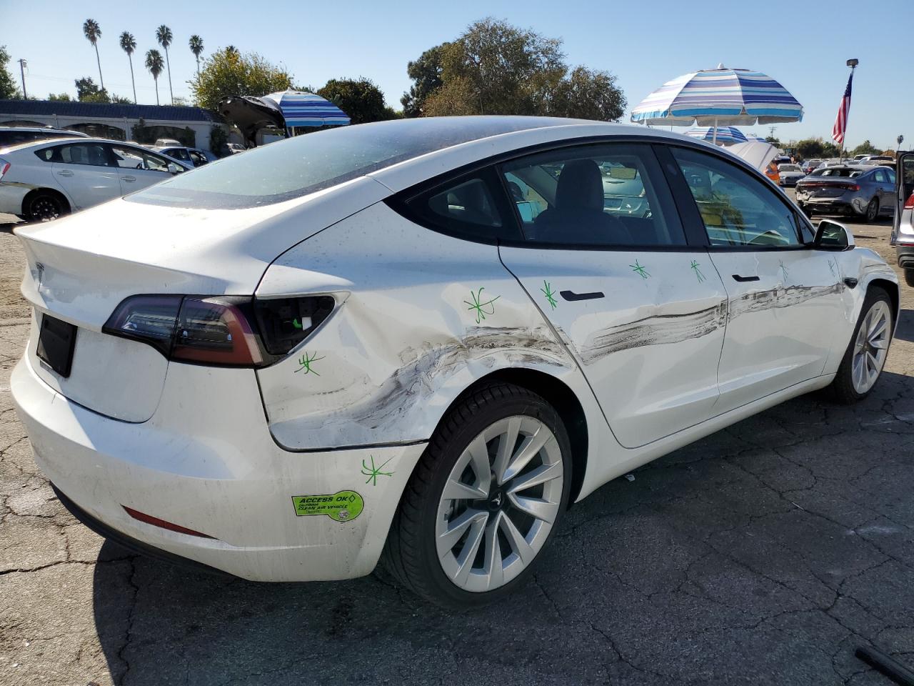 2023 TESLA MODEL 3  VIN:5YJ3E1EA7PF449354