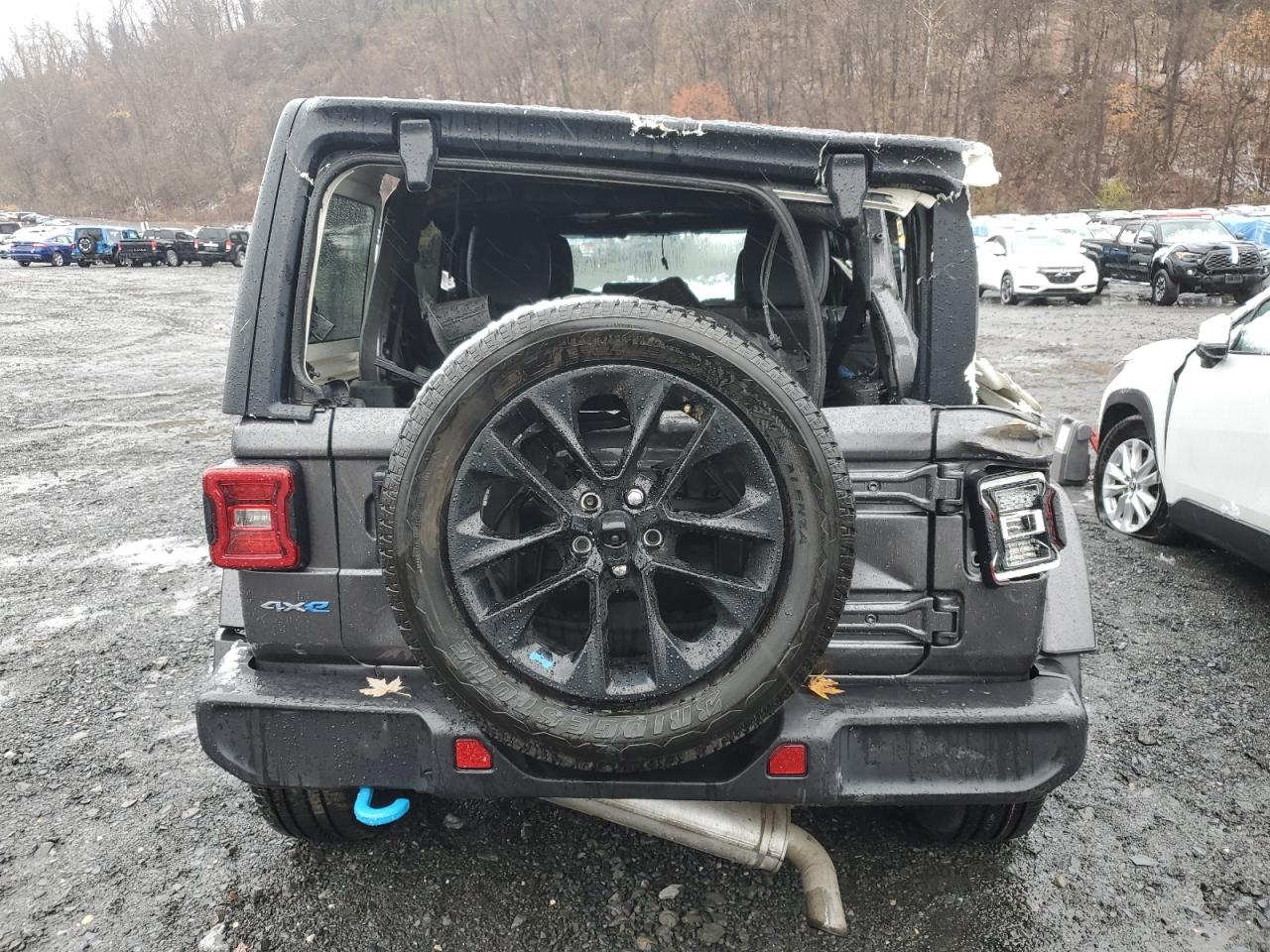 2022 JEEP WRANGLER UNLIMITED SAHARA 4XE VIN:1C4JJXP68NW222567