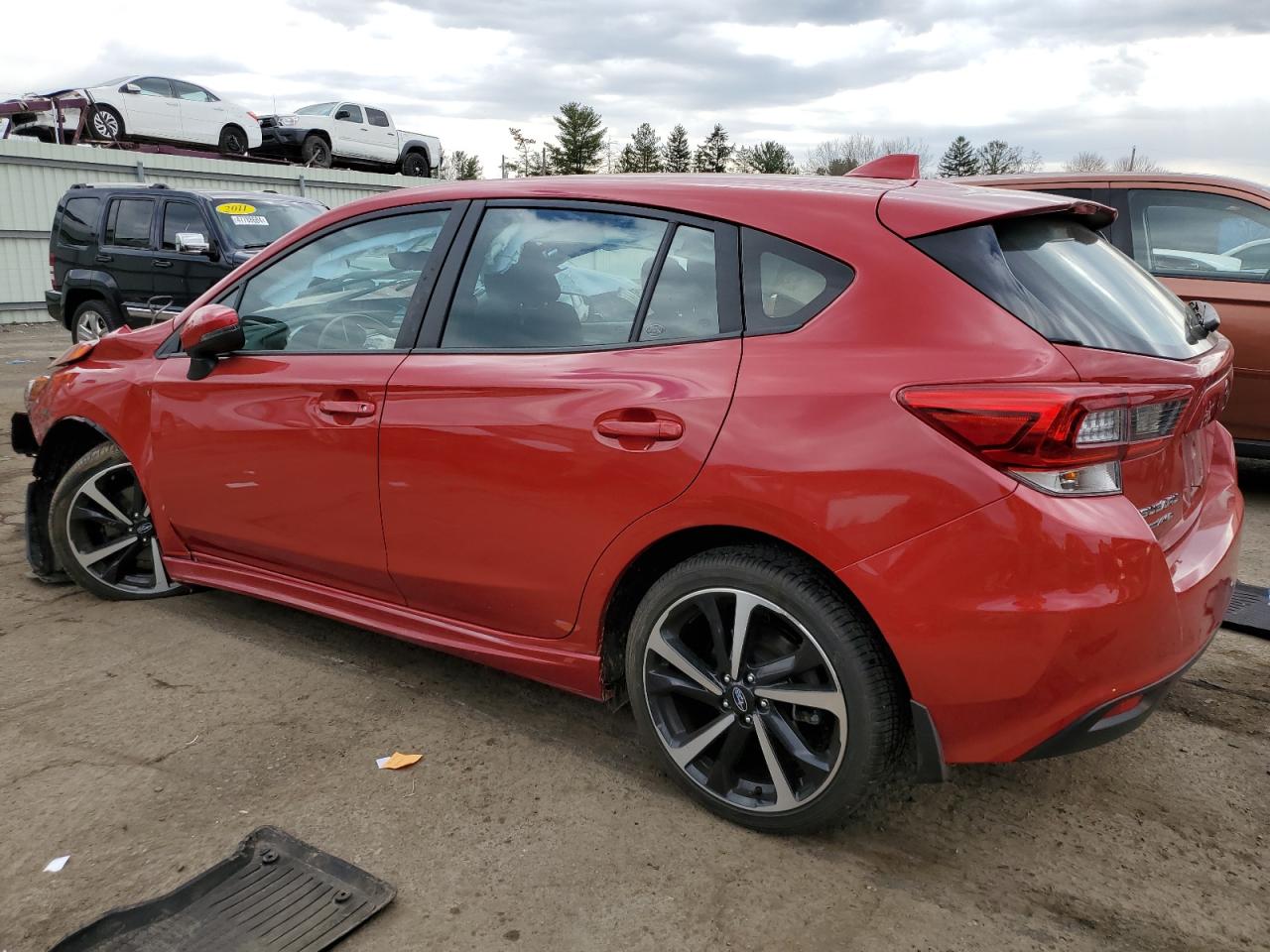 2022 SUBARU IMPREZA SPORT VIN:4S3GTAM62N3717662