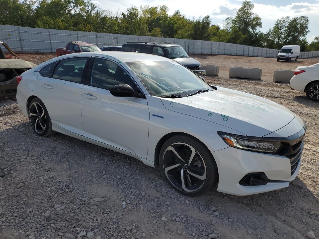 2022 HONDA ACCORD HYBRID SPORT VIN:1HGCV3F28NA043237