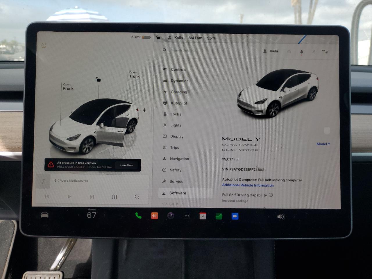 2023 TESLA MODEL Y  VIN:7SAYGDEE1PF746921