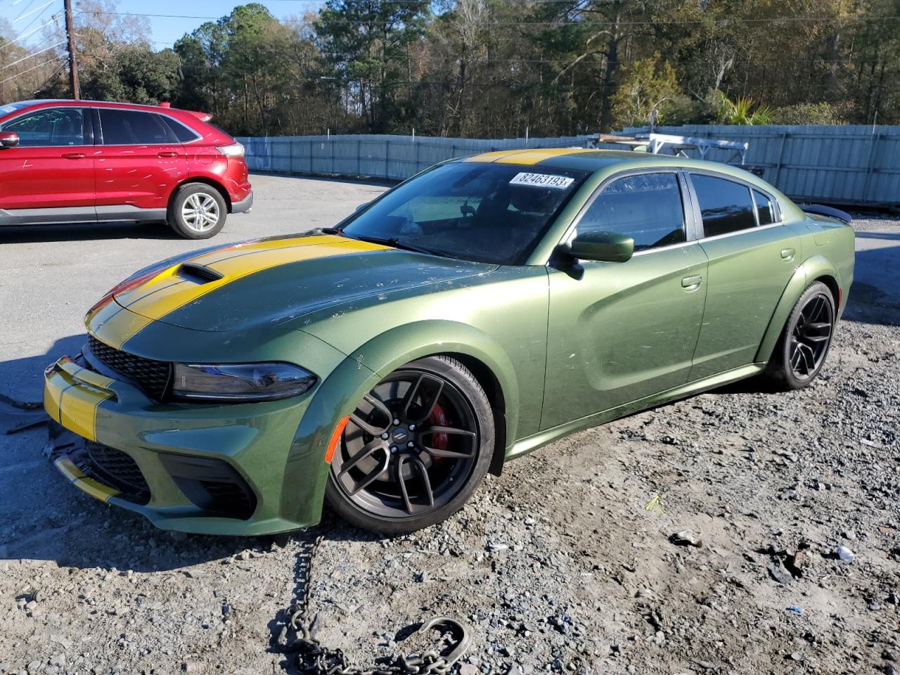 2022 DODGE CHARGER SCAT PACK VIN:2C3CDXGJ7NH172915