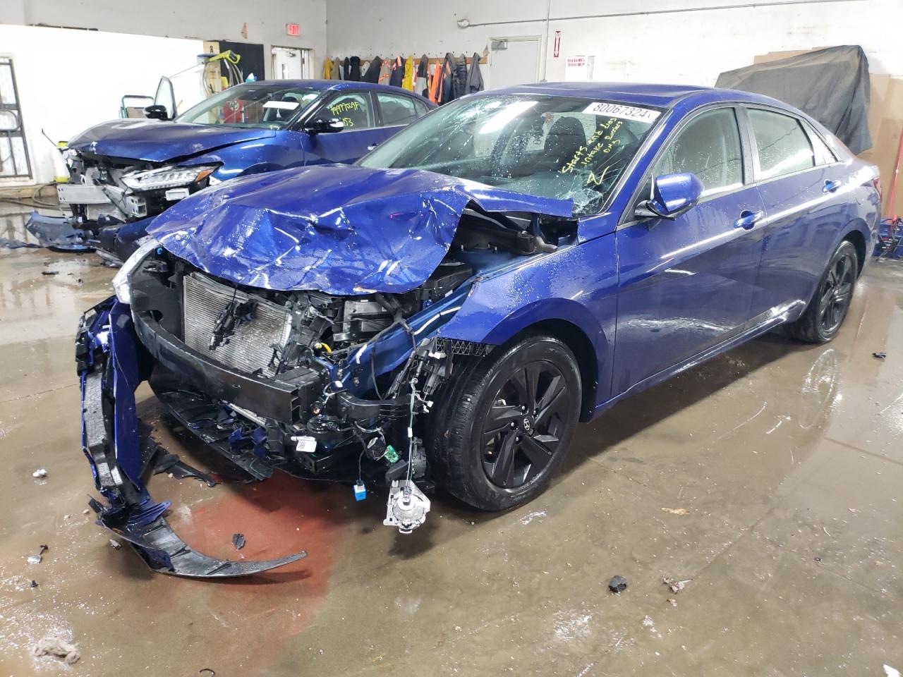 2022 HYUNDAI ELANTRA SEL VIN:5NPLM4AG4NH071054